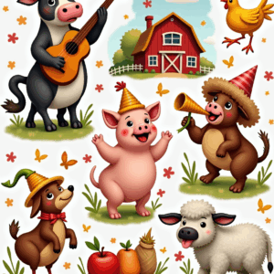 Kids Stickers - Sheet v9